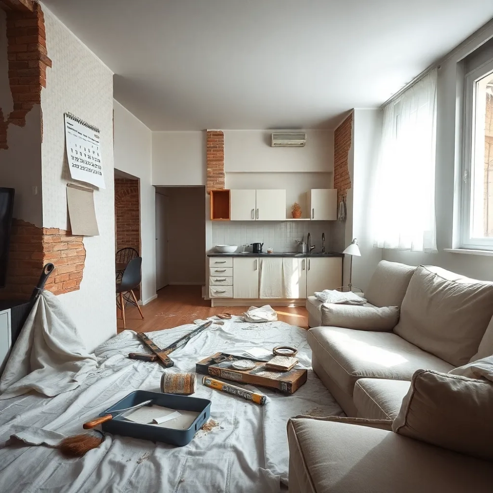 Ile trwa remont mieszkania 50m2